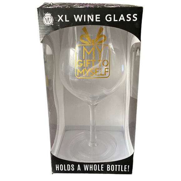 Giant‎ Extra Large Jumbo Wine Glass Whole Bottle Decorative Huge Oversized Gift - Picture 1 of 5